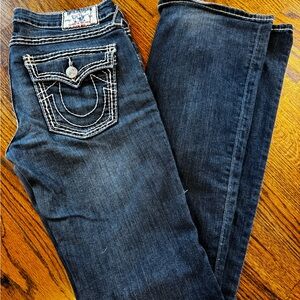 True Religion Dark Blue Flare Jeans